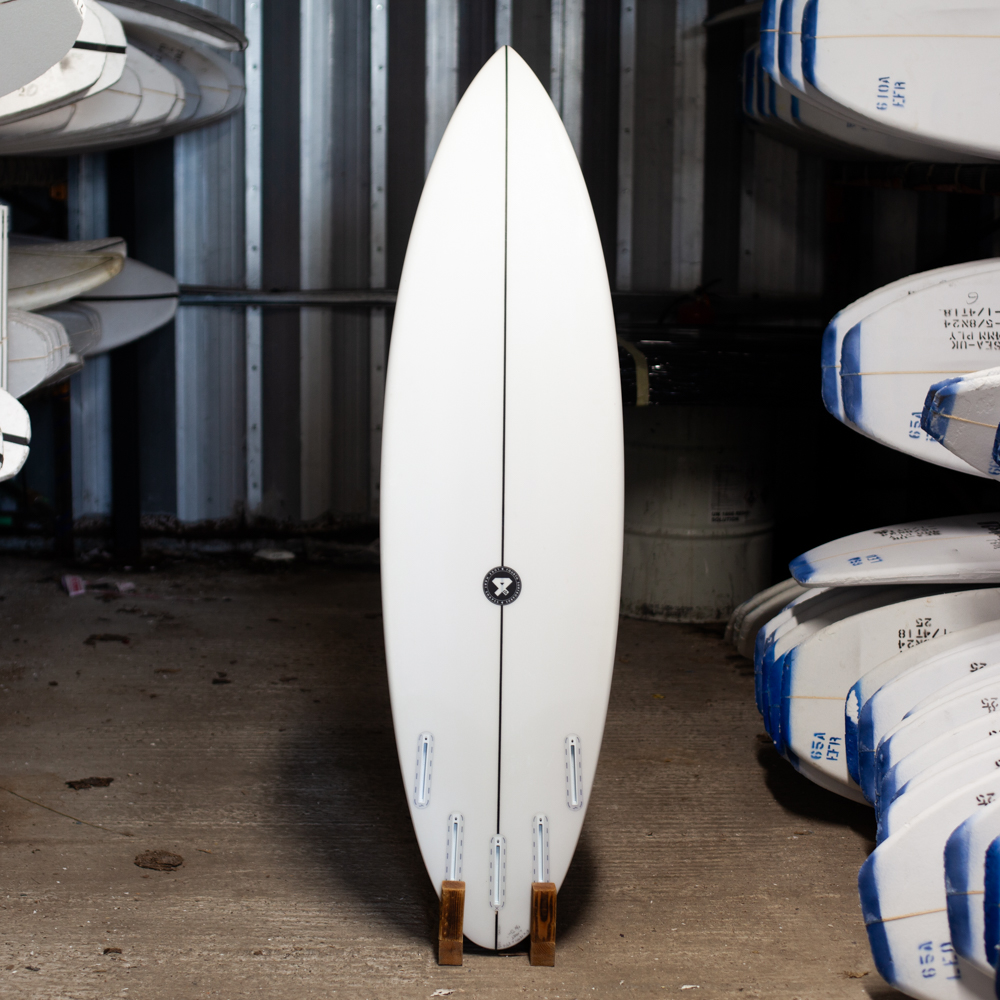 6'1 Fourth Surfboards Step Up Shortboard - back